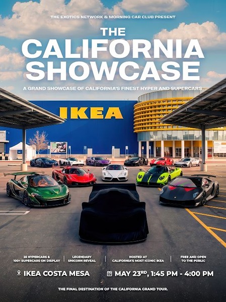 California Showcase Car Show flyer May 2026